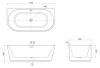 Акриловая ванна BelBagno 170х80 BB BB108-170-80 белый