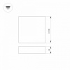 Накладной светильник Arlight QUADRO 041041