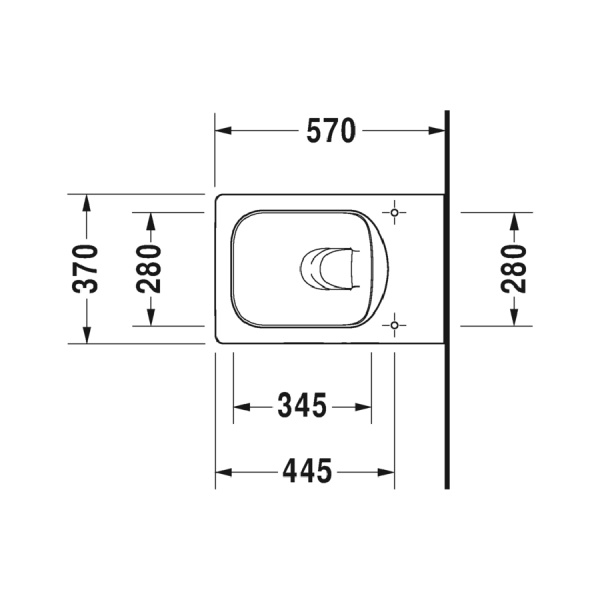 Подвесной унитаз Duravit Vero Air 2525090000