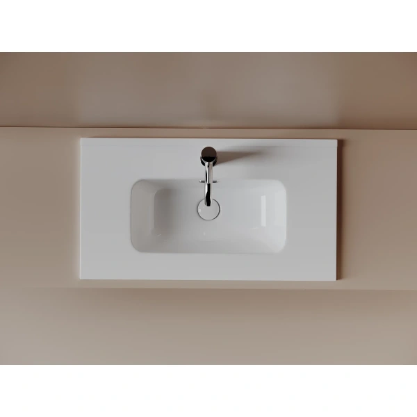 Раковина Ceramicanova Compact CN7029 71x39,5 см, накладная, белый