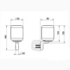 Стакан Gessi Goccia 38008#099 черный