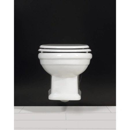 Унитаз подвесной BelBagno Boheme BB115CH безободковый, белый