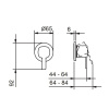 Смеситель для душа Fantini Lame 24 02 M163B