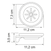 Мыльница WasserKRAFT Kammel K-8329WHITE