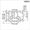 Трек встраиваемый Novotech FLUM 135241