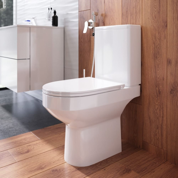 Комплект унитаза компакт AM.PM Spirit CK70DC с бачком с сиденьем и аксессуарами для ванной комнаты