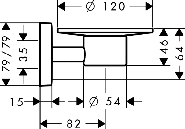 Мыльница подвесная керамическая hansgrohe Pura Vida 41502000