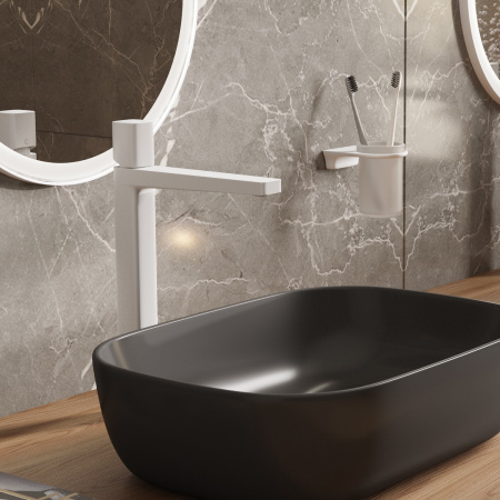 Смеситель для раковины WasserKRAFT Saale 9503H белый