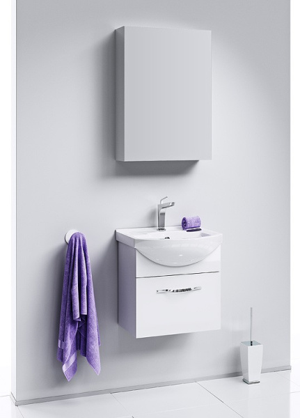 Зеркальный шкаф AQWELLA MC 50 MC.04.05 белый