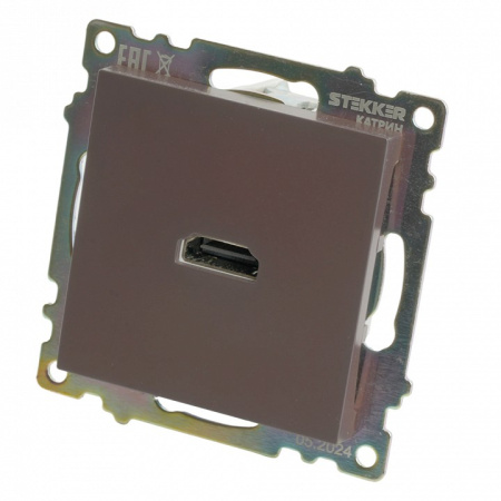 Розетка HDMI без рамки Stekker Катрин 50064