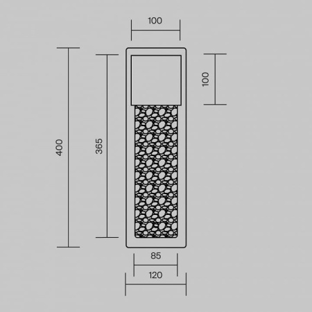 Накладной светильник Maytoni Голтик MOD474WL-L20B3K