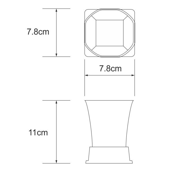 Экстер (Exter)K-5528 Стакан для зубных щеток