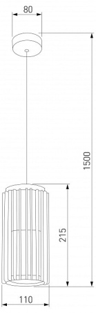 Подвесной светильник Elektrostandard Entero a070267
