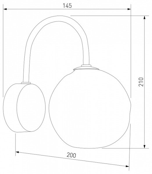 Бра TK Lighting Lava Sabia 11152