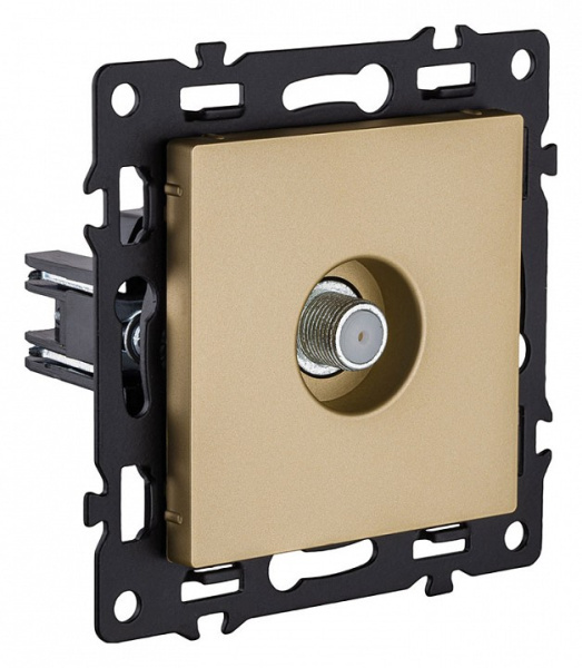 ТВ-розетка без рамки Kollinger Asthetik AS-020GD