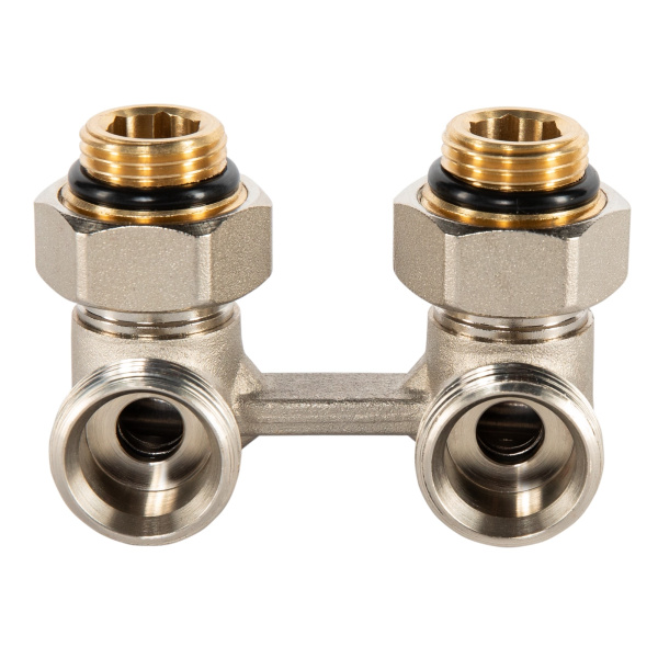 Узел нижнего подключения Royal Thermo угловой 1/2"х3/4"EK RTE 07.00002А