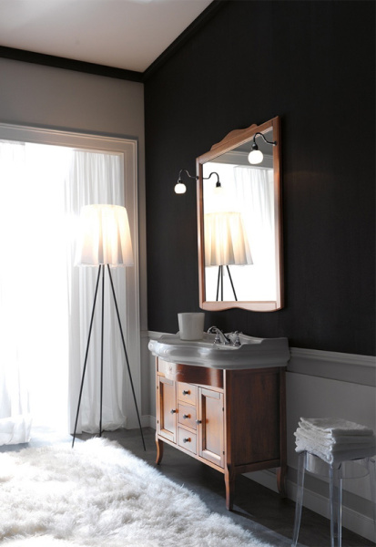 Зеркало KERASAN Retro 92 734540 noce