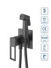 Гигенический душ со смесителем BelBagno LUC-HGN-NERO