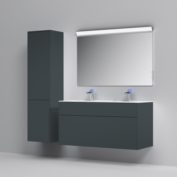 Тумба под раковину AM.PM Inspire V2.0 M50AFHX1203GM 120 см графит матовый