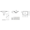 Раковина 42x35 см Ideal Standard Connect E505501