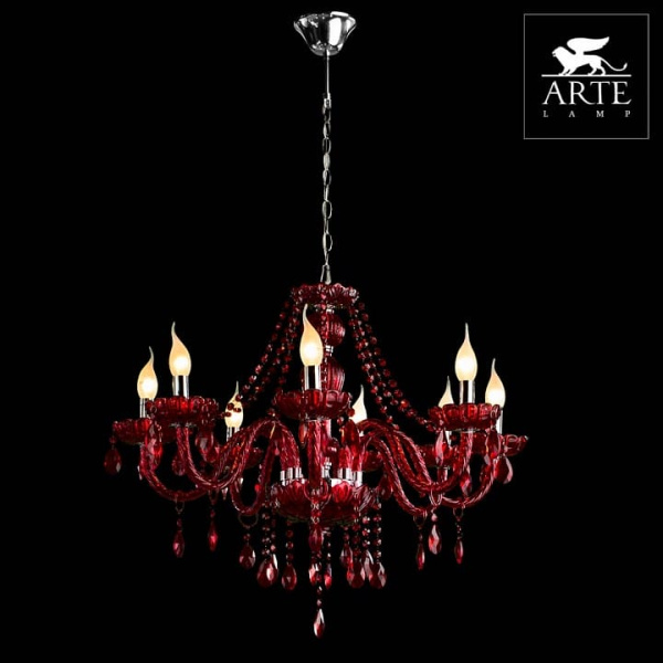 Подвесная люстра Arte Lamp Teatro A3964LM-8RD