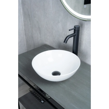 Раковина-чаша GID 9081W 36x36 см, накладная, белый