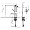Смеситель для раковины hansgrohe Finoris 76060700 матовый белый