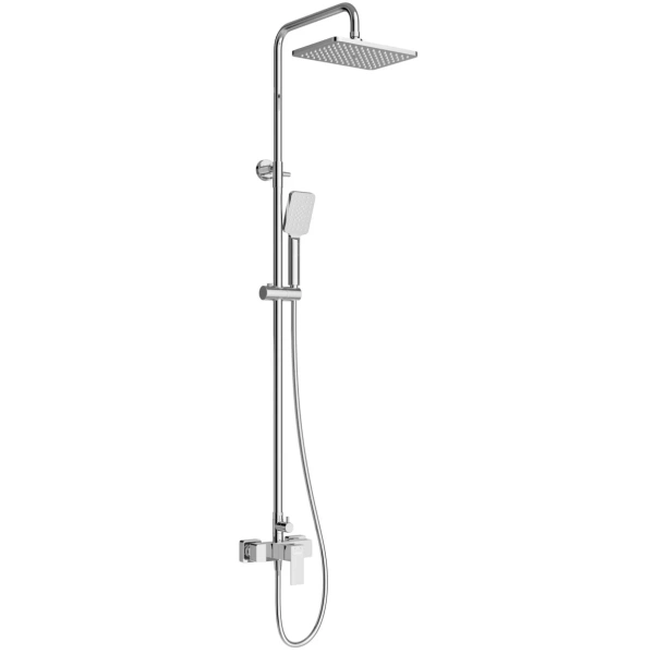 Душевая система Cezares Slider SLIDER-CD-01 270x200 мм, со смесителем, хром