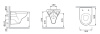 Унитаз подвесной Am.PM Gem C901738SC