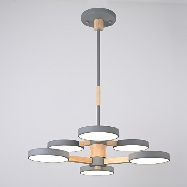 Люстра на штанге Imperiumloft TURNA Gray TURNA-DBL01