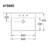 Раковина Villeroy&Boch Avento 65 41586501 альпийский белый