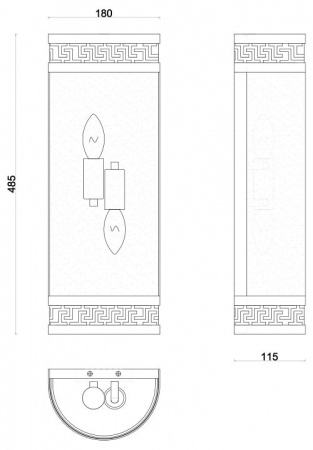 Накладной светильник Favourite Exortivus 4011-2W