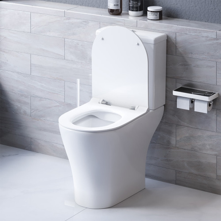 Унитаз-компакт Damixa Sirius DX86C8600SC безободковый с сиденьем микролифт