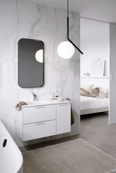 Тумба под раковину Aqwella Accent 90 ACC0109LW