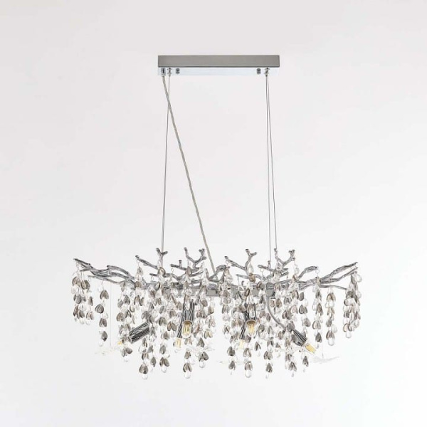 Подвесная люстра Arte Milano Веточка 230210.700.6.E14.H3 CB Clear-Smoky BUT-Clear