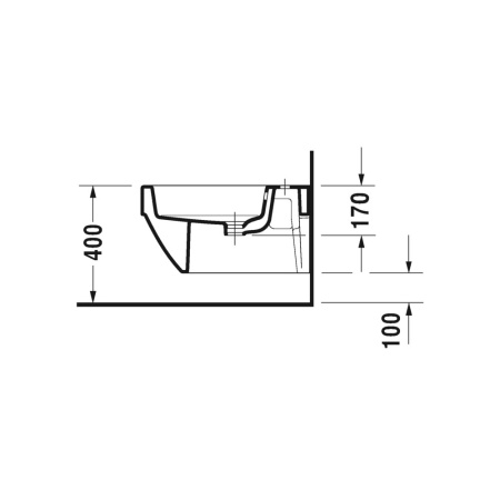 Подвесное биде Duravit Vero Air 2274150000