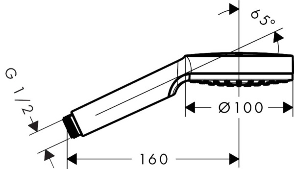 Ручной душ hansgrohe Crometta 26331400