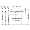 Раковина 60x47 см Duravit DuraSquare 2353600041