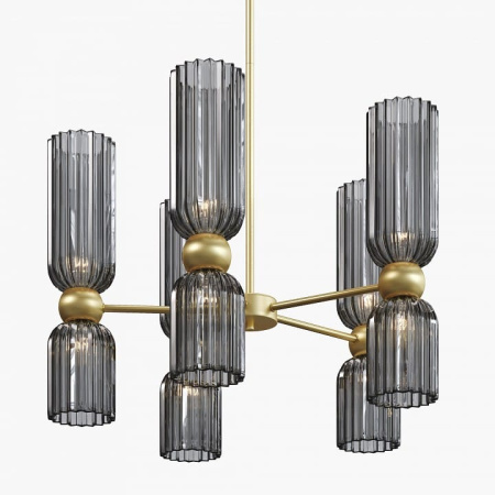 Люстра на штанге Maytoni Антик MOD302PL-10GR