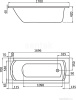 Акриловая ванна Santek Monaco 170x70 1WH111979