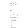 Раковина чаша 52x32 см Simas Flow FL13bi
