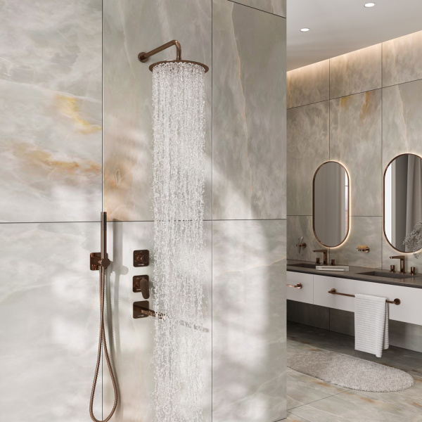 Верхний душ WasserKRAFT Asphe A331 золото