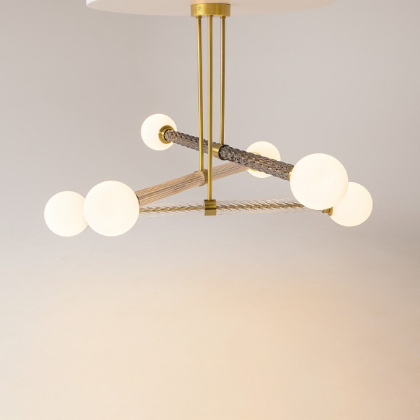 Люстра на штанге Maytoni Театро MOD287PL-06BS