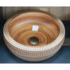 Раковина-чаша CeramaLux J2055 42x42 см, накладная, коричневый