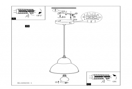 Подвесной светильник Eglo Truro 49235