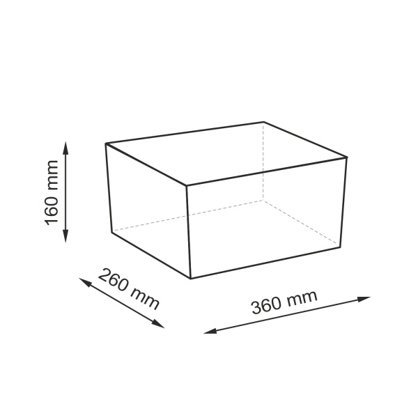 Корзина WasserKRAFT Abens WB-220-M