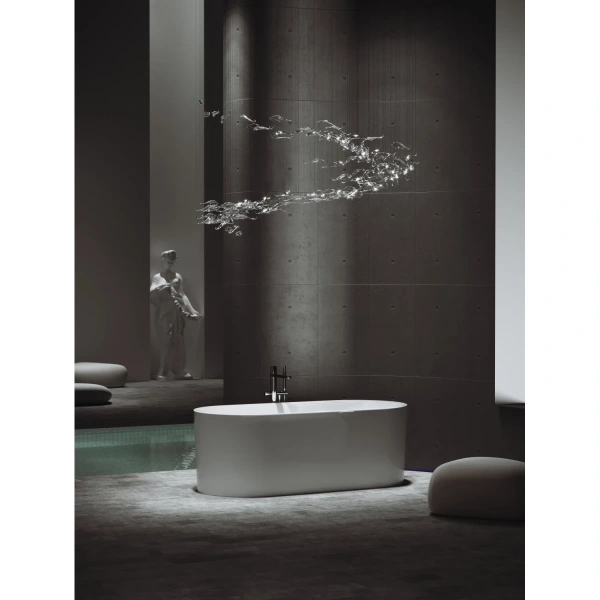 Акриловая ванна Sancos Omega FB16 170x80 см, отдельностоящая, белый