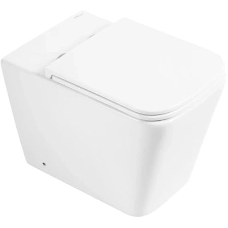 Приставной безободковый унитаз BelBagno Ardente-R BB003CBR