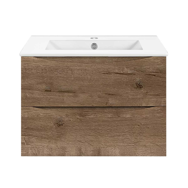 Тумба под раковину Vincea Mia Slim 60 см VMC-2MC600S1VO темное дерево