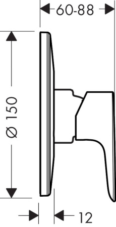 Смеситель для душа hansgrohe Talis E 71766000
